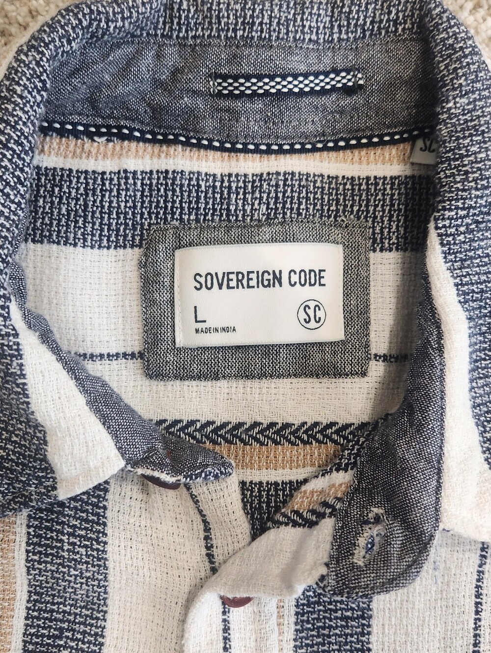 Sovereign Code Button Up Shirt - Picture 2 of 3